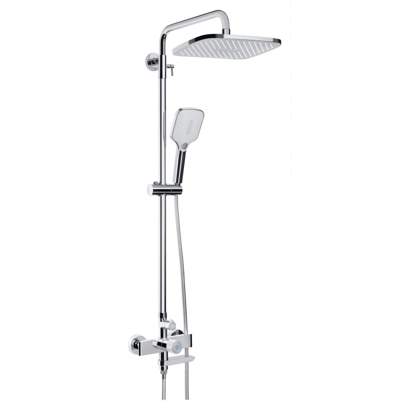 Sprchový a vanový set SET VENETO+EASY PUSH-10, chrom