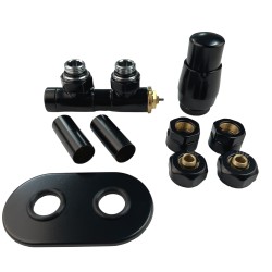 Připojovací ventil TERM-SET (Z4) kompletní sada pro radiátory, s termostatickou hlavicí