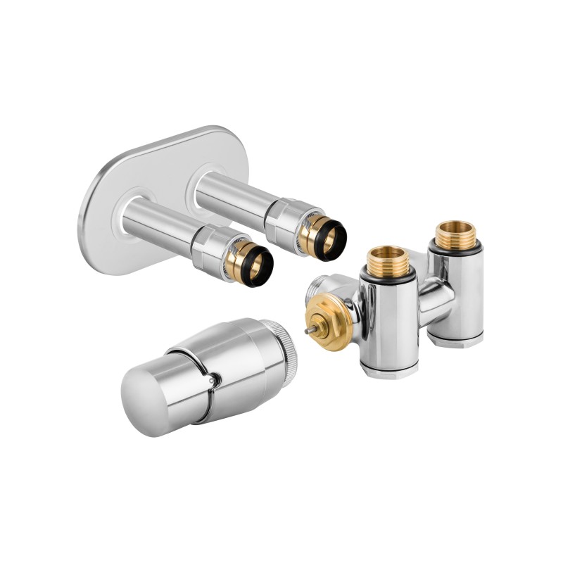 THERMCOMBI-SET, středový ventil s připojením pro elektrickou tyč