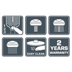 Sprchová růžice SALERMO