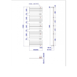 Kúpeľňový radiátor POP STAR biela farba