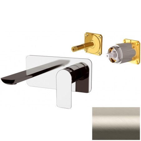 Podomítková umyvadlová baterie ARNO 15KB07 - nikl matný