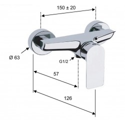 Sprchová baterie ARNO 33