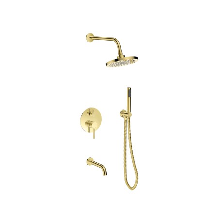 Podomítkový sprchový set VEO I zlatá lesklá