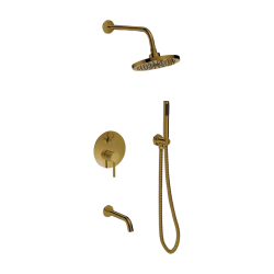 Podomítkový sprchový set VEO I zlatá broušená