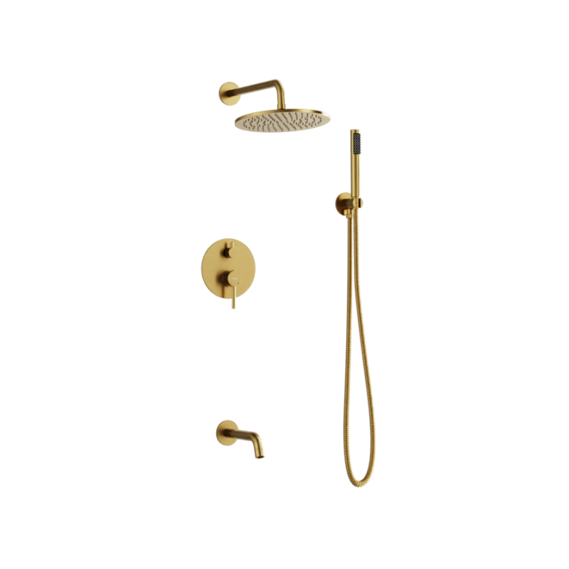 Podomítkový sprchový set VEO I zlatá broušená