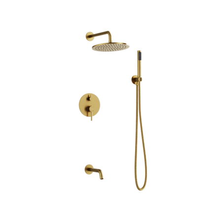Podomítkový sprchový set VEO I zlatá broušená