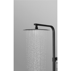 Sprchový nástěnný set s termostatickou baterií PONTOS 250 BLACK
