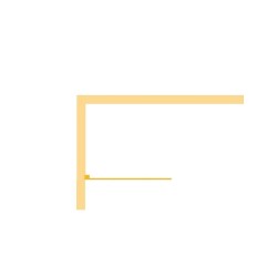 Walk-in sprchovací kút LAGOS GOLD NEW 200