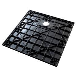 Čtvercová sprchová vanička VEXO - černá