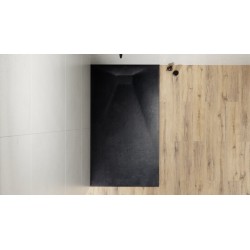 Obdélníková sprchová vanička VEXO - černá