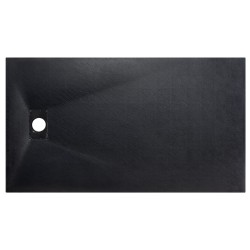 Obdélníková sprchová vanička VEXO - černá