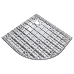 Čtvrtkruhová sprchová vanička VEXO - bílá