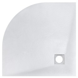 Čtvrtkruhová sprchová vanička VEXO - bílá