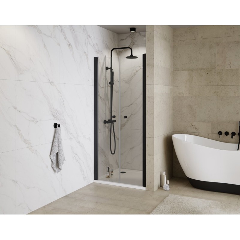 Bezrámové sprchové dveře SINCO DUE BLACK