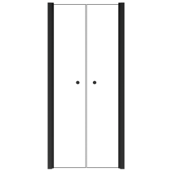 Bezrámové sprchové dveře SINCO DUE BLACK