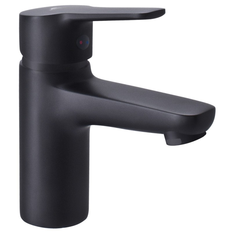 Umývadlová stojanková vodovodná batéria Olsen Spa UNO-18 NEW, čierna farba