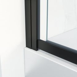 Vanová zástěna EASY SLIDE BLACK NEW