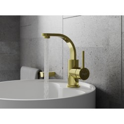 Stojanková umývadlová batéria DECCO II Zlatá lesklá
