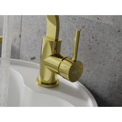 Stojanková umývadlová batéria DECCO II Zlatá lesklá