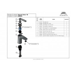 Umyvadlová baterie AERO - 18