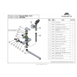 Vanová a sprchová baterie STATIC-12/C