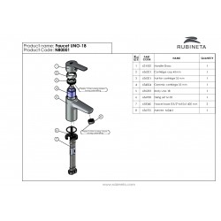 Umývadlová batéria UNO-18