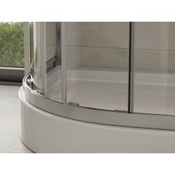 Štvrťkruhový sprchovací kút MODERN CHROM 190