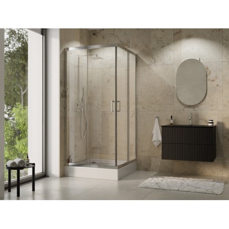 Čtvercový sprchový kout MODERN CHROM 190