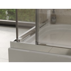 Čtvercový sprchový kout MODERN CHROM 190