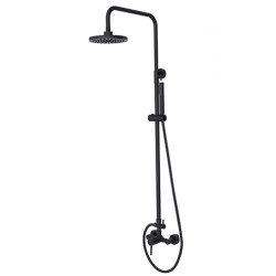 Nástenný sprchový set DECCO/ILLUSION čierna