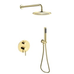 Podomítkový sprchový set DECCO/ILLUSION I/VEO Zlatá