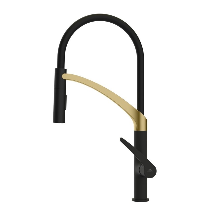 Dřezová baterie ULTIMA U-50 černá/zlato