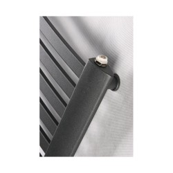 Koupelnový radiátor RETTO, rozměr 540x1800 mm, barva C12 graphite