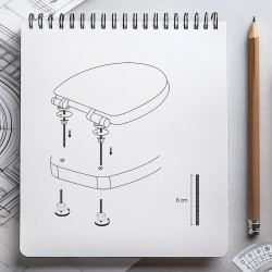 WC sedátko ARONA soft-close, oválne