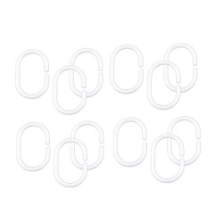 Koupelnový závěs plast KD02100532 - růžová a bílá