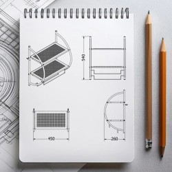 Polička do koupelny Olsen Spa kovová KD02050027