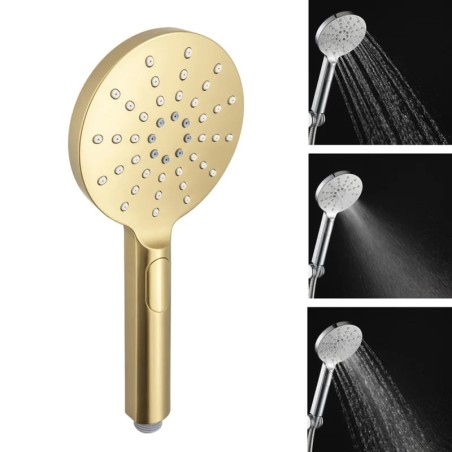 Ruční sprcha - 3-polohová, zlatá matná
