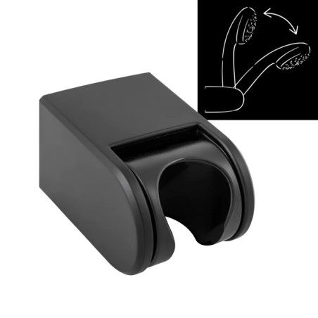 Držiak ručnej sprchy - čierna farba