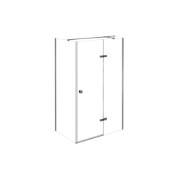 Obdĺžnikový sprchovací kút PIXA GRAFIT