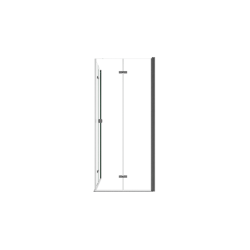 Štvorcový sprchovací kút EXO-H GRAFIT
