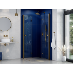 Čtvercový sprchový kout EXO-H GOLD