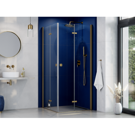 Čtvercový sprchový kout EXO-H GOLD