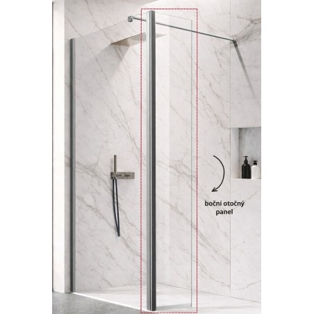 Bočný otočný panel LAGOS CHROM NEW