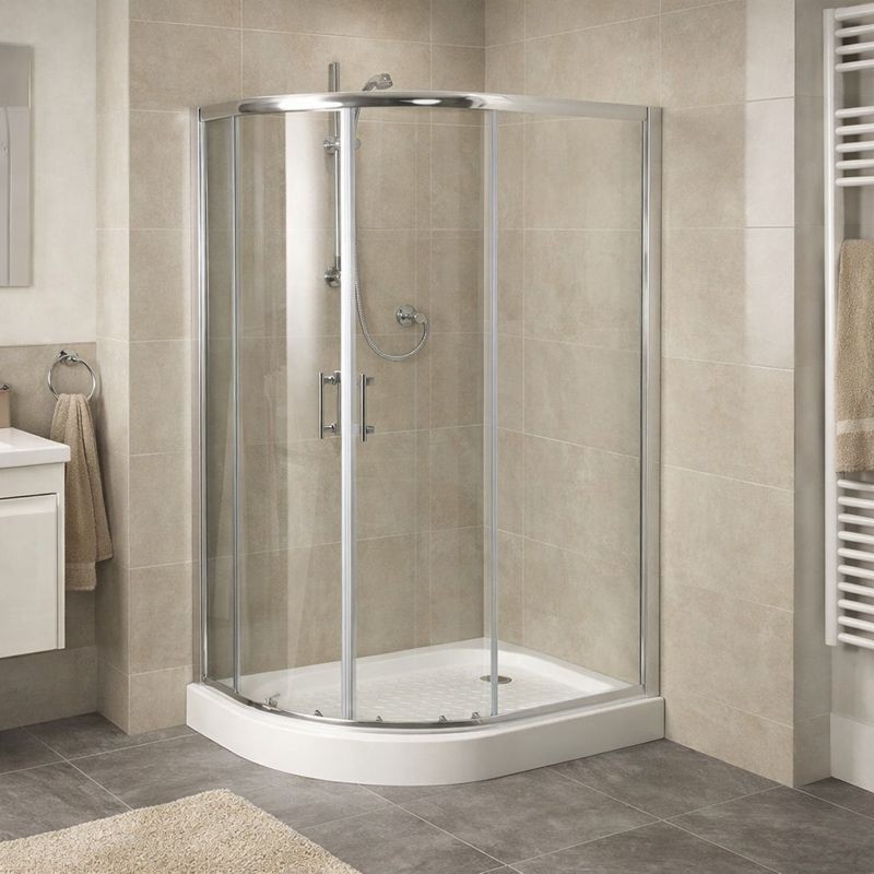 Čtvrtkruhový atypický sprchový kout Olsen Spa IBIZA II