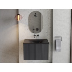 Spodní skříňka s umyvadlem AKYA LINEA grafitová matná