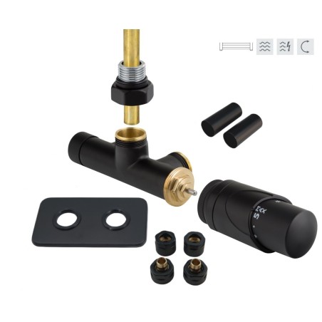 ONE-SADA, oboustranný jednobodový ventil s mosaznou rozetou