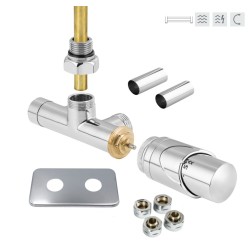 ONE-SADA, oboustranný jednobodový ventil s mosaznou rozetou