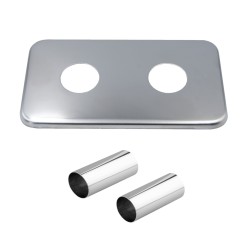 ONE-SADA, oboustranný jednobodový ventil s mosaznou rozetou