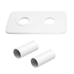 ONE-SADA, oboustranný jednobodový ventil s mosaznou rozetou